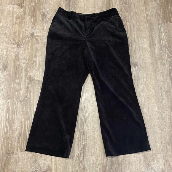Coldwater Creek Velvety Black Dress Slacks | Pants | Trousers - Picture 1 of 7